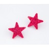 E-1698 Charming European Style Lovely Fluorescence Colorful Star Ear Stud Earrings