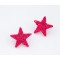 E-1698 Charming European Style Lovely Fluorescence Colorful Star Ear Stud Earrings