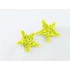 E-1698 Charming European Style Lovely Fluorescence Colorful Star Ear Stud Earrings