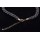 N-3592 European Style Vintage Gold Metal Resin Gem Crystal Flower Pendant Rope Chain Necklace
