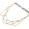 F-0120 Fashion gold plated chains wave tassels hairband