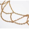 F-0120 Fashion gold plated chains wave tassels hairband
