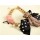 N-3618 Fashion Charming lovely Feather bowknot Bear Pendant Choker Necklace