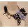 N-3618 Fashion Charming lovely Feather bowknot Bear Pendant Choker Necklace