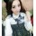 N-3618 Fashion Charming lovely Feather bowknot Bear Pendant Choker Necklace