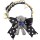 N-3618 Fashion Charming lovely Feather bowknot Bear Pendant Choker Necklace