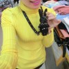 N-3617 Fashion Black Leather Zipper Chain Ribbit Charms Pendant Key Holder Necklace