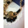 N-3623 Vintage Style Gold Plated Alloy Lion Head Leaves String Tassels Necklace