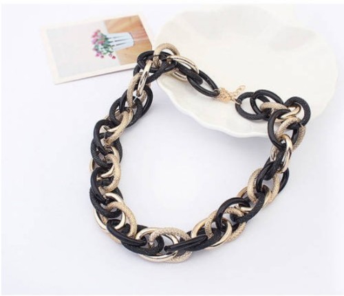 N-3626 New European Style Hoop Link Chain Choker Necklace