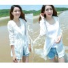 K-0003 women sweet nylon sun-protective clothing jakets ultra-thin transparent air conditioning dress cardigan 8Colors