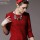 N-3775 European Style Bronze Alloy Link Chain Colorful Resin Gem Crystal Flowers Necklace
