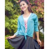 K-0001 women sweet  Cotton sun-protective clothing jakets ultra-thin transparent air conditioning dress cardigan 10Colors