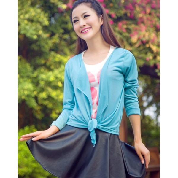 K-0001 women sweet  Cotton sun-protective clothing jakets ultra-thin transparent air conditioning dress cardigan 10Colors