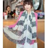 C-0066 New Coming Print Blace Lace Flower Spots Chiffon Scarves Shawl