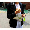 R-1124 Korea Style Gold Silver Plated Alloy  Rhinestone Bowknot Wide Ring