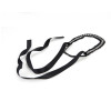 F-0143-G F-0143-S Korea Style Silver Gold Plated Link Chain Black Silk Hair band Hair Accessory