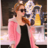 F-0142  Korea Style Silver Plated Link Chain Pearl Crystal Rhinestone Flower Hair band Hair Accessory