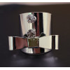 R-1124 Korea Style Gold Silver Plated Alloy  Rhinestone Bowknot Wide Ring