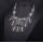 N-3803 Carving Vintage Silver Metal Hollow Out Flower Green Resin Gem Rhinestone Choker Necklace