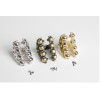 R-1126 Korea Style Silver/gold.bronze  Plated Alloy Retro skull skeleton Ring