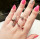 R-1125 Punk Style Silver gold Plated Alloy Rhinestone Rivets Ring 2 Colors #5