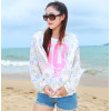K-0007 Women Long Sleeve Candy Color Beach Smile Breathe freely Uv Sun-protective Clothing Coat Upper Garment