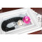 N-3818 New korea style black CCB chain metal rose flower pattern love pearl pendants necklace for women