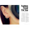 E-3087 Vintage style fashion gold plated pearl fan shaped  stud earrings