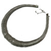 N-3785 European Style Gun Black Silver Gold Plated Alloy Spring Hoop Choker Necklace