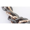 N-3843 European Style Gold Plated CCB Link Chain Choker Necklace