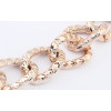 N-3843 European Style Gold Plated CCB Link Chain Choker Necklace