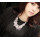 N-3840 European Style Silver Plated Pearl Crystal Leaves Handcraft Choker Necklace
