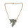 N-3839 New Fashion gold filled  Chain Rhinestone Colorful Crystal Bird Pendant Necklace