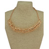 N-3836 European Style Gold Plated Alloy Snake  Link Chain Choker Necklace