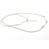 N-3868 Europe vintage Gold/Silver Plated white pearl bikini sexy Body Chain belly Waist