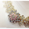 N-3884 2014 new High Quality gold plated women big fashion chain necklace costume choker flower Necklaces & Pendants luxury statement jewelry women