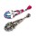 E-3111 European style Gun Black Alloy Colorful Resin Gem Crystal Flower Rhinestone Drop Flower Dangle Earrings