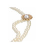 F-0164 Korea Style white pearl chain Hair Band Stretch Hair Accessories