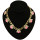 N-3952 Fashion gold filled link chain pink Beetle ladybug resin gem stone rhinestone  choker  necklace animal cute  jewelry