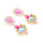 E-3197 New Arrivals  Gold  Plated Colorful Neon Pink Blue  Crystal  Rivets Dangle Long Earrings Brinco