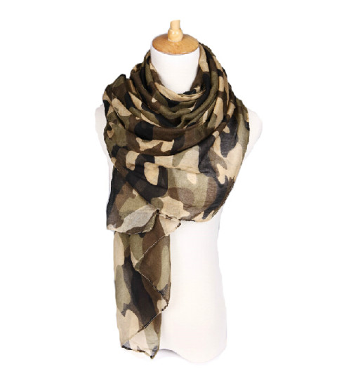 C-0068  New Coming camouflage pattern rectangle Scarves Shawl