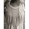 N-3994 Europea style silver/gold  link chain long chain body jewelry for women