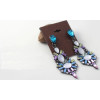 E-3213 Fashion European Style Gun Black Alloy Crystal Rhinestone Flower Shourouk Earring