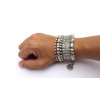 B-0387  Bohemian Antalya Bracelet,Golden, Silver, Gypsy, Statement, Boho , Festival Turkish Jewelry, Sinaya, Tribal Ethnic
