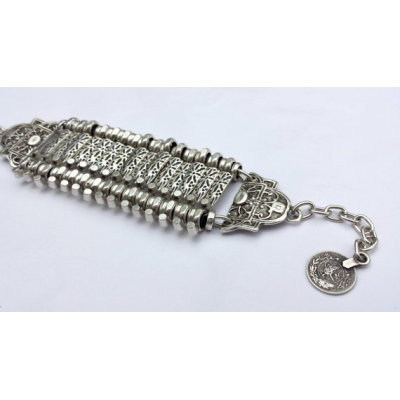 B-0387  Bohemian Antalya Bracelet,Golden, Silver, Gypsy, Statement, Boho , Festival Turkish Jewelry, Sinaya, Tribal Ethnic