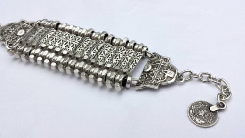 B-0387  Bohemian Antalya Bracelet,Golden, Silver, Gypsy, Statement, Boho , Festival Turkish Jewelry, Sinaya, Tribal Ethnic