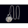 N-5033  Korea style gold plated alloy cat eye stone rhinestone Swan long pendant necklace
