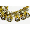 N-5035  Punk Style Thick Chain Tribe Fringe Necklace Insight Guides Coin Crystal Geometry
