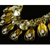N-5035  Punk Style Thick Chain Tribe Fringe Necklace Insight Guides Coin Crystal Geometry