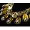 N-5035  Punk Style Thick Chain Tribe Fringe Necklace Insight Guides Coin Crystal Geometry